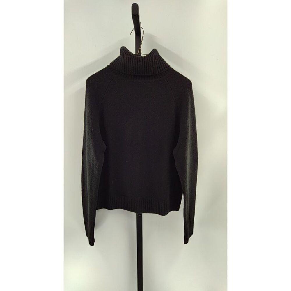 Quince Women 100% Yak Wool Turtleneck Sweater Black M
